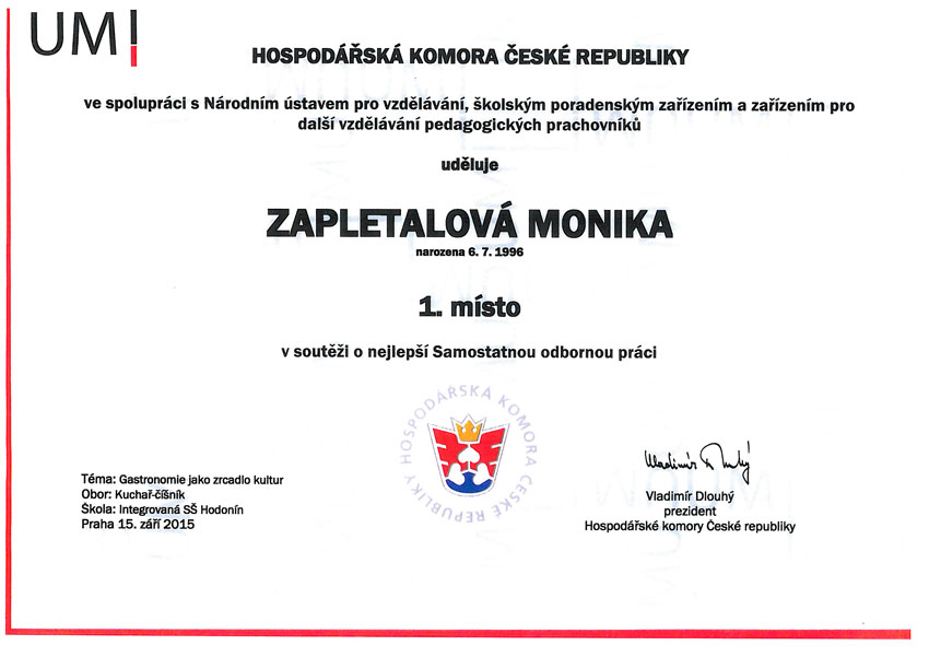 Diplom - Monika Zapletalová